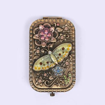 European retro butterfly pattern makeup mirror