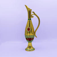 Vintage golden vase decoration